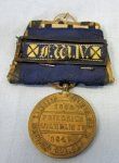  German Hohenzollern Combatants Medal 1848-49 & Landwehr Clasp