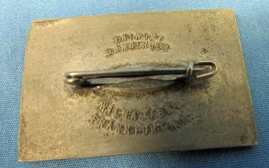 German WWII 1937 Frankfurt Air Defense Tinnie — image 3