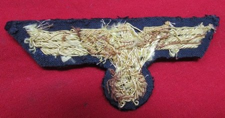 German WWII Kriegsmarine Celulon Embroidered Coat Eagle