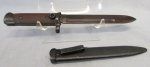  Italian WWII M1938 Folding Blade Cacarno Bayonet & Scabbard