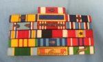  US WWII & Vietnam War, 16 Place Ribbon Bar