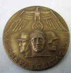  German WWII 1935 Reichsparteitag Tinnie