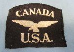  Canada-USA WWII Shoulder Insignia.
