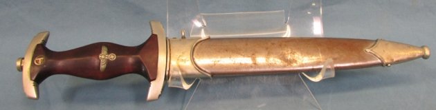  German WWII M1933 SA Enlisted Dagger, Scarce Maker, Dittert & Co. Veteran Souvenir — image 2