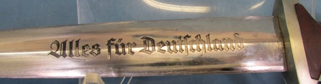  German WWII M1933 SA Enlisted Dagger, Scarce Maker, Dittert & Co. Veteran Souvenir — image 6
