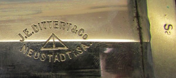  German WWII M1933 SA Enlisted Dagger, Scarce Maker, Dittert & Co. Veteran Souvenir — image 7