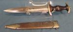  German WWII M1933 SA Enlisted Dagger, Scarce Maker, Dittert & Co. Veteran Souvenir