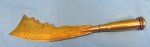  French WWI Trench Art Letter Opener, PERONNE 1917