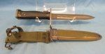  US Cold War Era M14 Rifle, M6 Bayonet & Scabbard, MILPAR Mfg
