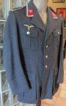  German WWII Luftwaffe Flak NCO Tunic, Large Size, 1936