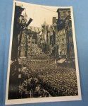  German WWII 1935 Nurnberg Reichsparteitag  BW Postcard