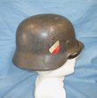  German WWII Luftwaffe M1935 Steel Helmet, KG27 Boelcke, Named, ET64