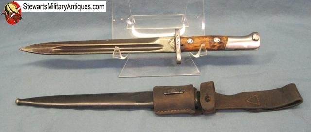  Yugoslavian M1924 Mauser Bayonet, Short Blade Model — image 4