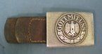  German WWII Army Enlisted Buckle and Dated Tab 1937
