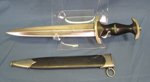 German WWII M1933 SS EM Dagger, RZM 120/34