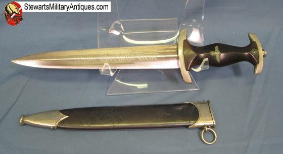  German WWII M1933 SS EM Dagger, RZM 120/34 — image 2