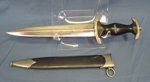  German WWII M1933 SS EM Dagger, RZM 120/34