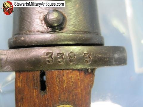  Yugoslavian M1924 Short Model Bayonet, Matching Numbers — image 3