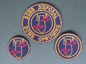 South Africa Police EOD Team Shoulder Qualification Badges & Shoulder Patch