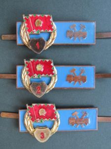 Hungary Pre 1991 Army Vehicle Mechanic Badges 1st, 2nd & 3rd Classes