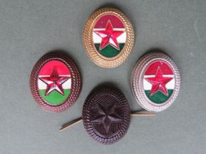 Hungary M57 Field Service Cap Badges, Officer's, NCO's, Soldiers and Plastic Versions