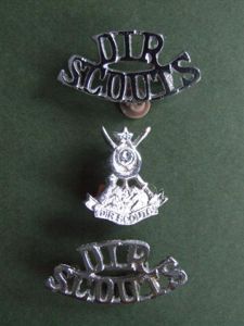 Pakistan Frontier Corps 'DIR SCOUTS' Cap Badge and Shoulder Titles