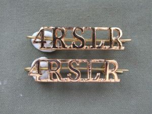 4th Royal Sierra Leone Regiment Shoulder Titles