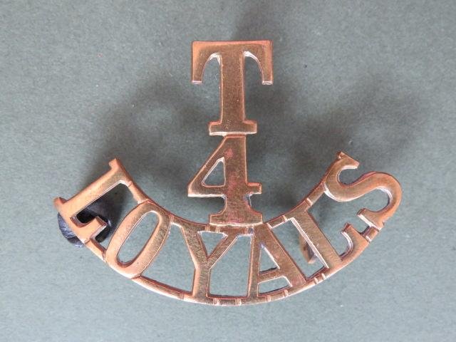 British Army Post 1920 4th Territorial Battalion, The Loyal Regiment (North Lancashire) Shoulder Title