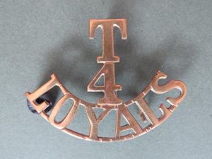 British Army Post 1920 4th Territorial Battalion, The Loyal Regiment (North Lancashire) Shoulder Title