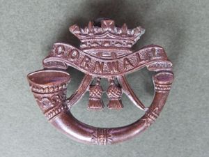 British Army Duke of Cornwall's Light Infantry Officers Service Dress Collar Badge