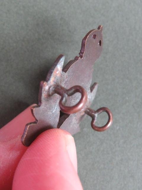 British Army Pre 1953 The Intelligence Corps Officers Service Dress Collar Badge — image 3