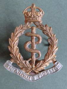 British Army Pre 1953 Royal Army Medical Corps Officer's Cap Badge