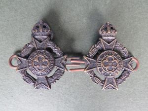 British Army Pre 1953 Royal Army Chaplains Department Officer's Service Dress Collar Badges
