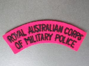Australia Army Post 1962 Royal Australian Corps of Military Police Shoulder Title