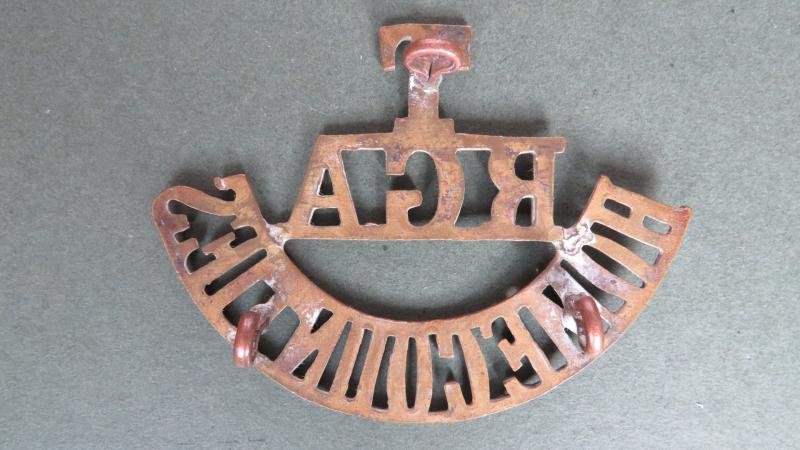 British Army Royal Garrison Artillery 'HOME COUNTIES' Territorial Shoulder Title