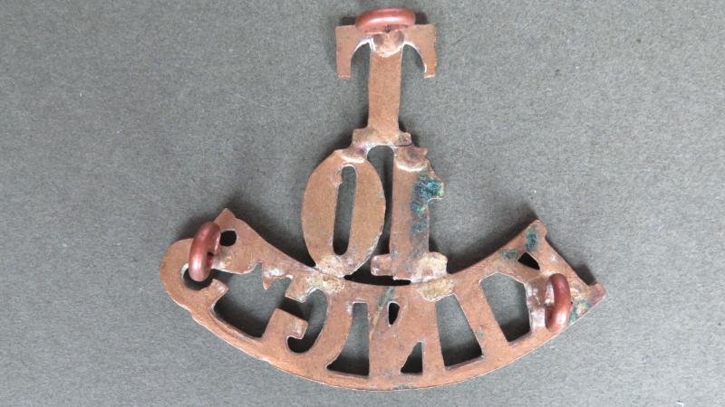 British Army The 10th The King's Regiment (Liverpool) Territorial Battalion Shoulder Title