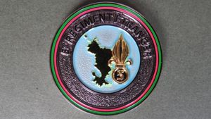 France Foreign Legion '5° Régiment Etranger' LES CAPORAUX-CHEFS DU 5e RE Challenge Coin