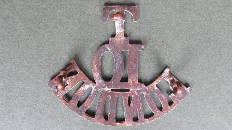 British Army 10th 'LONDON' (Hackney) Battalion Territorial Shoulder Title