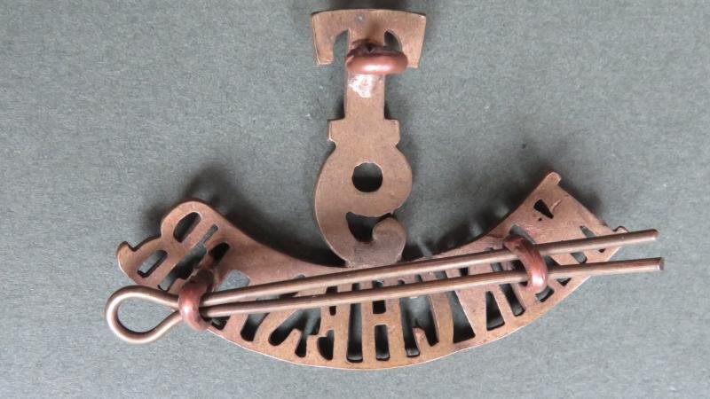 British Army 9th Battalion 'Manchester' Territorial Shoulder Title
