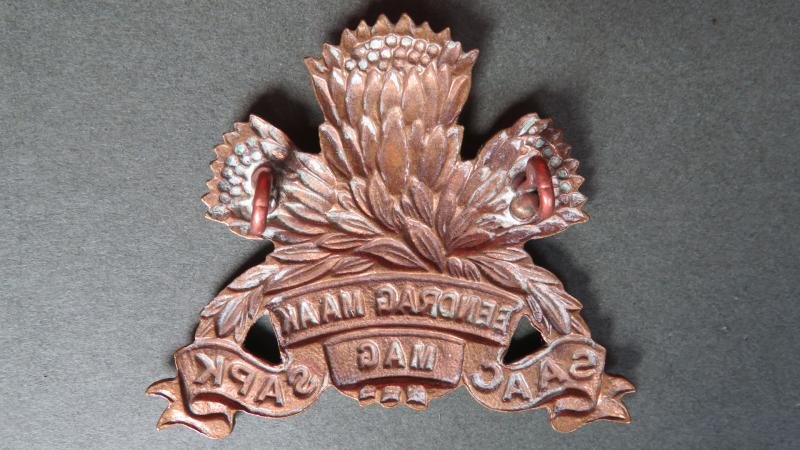 South Africa Army Post 1963 Armoured Corps Cap Badge