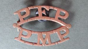 South Africa Army 1913-1920 Permanent Force Police (Military Police) Shoulder Title