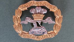 British Army The South Lancashire Regiment (The Price of Wales's Volunteers) Officers' Beret Badge