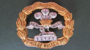 British Army The South Lancashire Regiment (The Price of Wales's Volunteers) Officers' Cap Badge