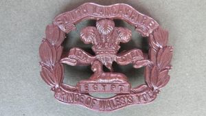 British Army The South Lancashire Regiment (The Price of Wales's Volunteers) Officers' Service Dress Cap Badge