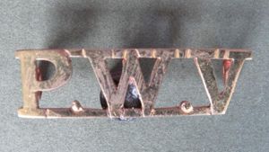 British Army The Prince of Wales's Volunteers (South Lancashire) Shoulder Title