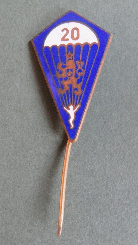 Czechoslovakia Pre 1990 Veterans Parachute Badge
