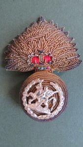 British Army The Fusiliers Brigade & Royal Regiment of Fusiliers Officers Beret Badge