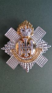 British Army EIIR The Royal Highland Fusiliers Pipe Major's Glengarry Badge