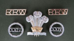British Army The Royal Regiment of Wales Cap & Collar Badges & Shoulder Titles