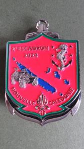 France Foreign Legion 1° Régiment Etranger de Cavalerie, 2 Escuadron, 'Nouvelle Caledonie' 2024 Deployment Pocket Crest